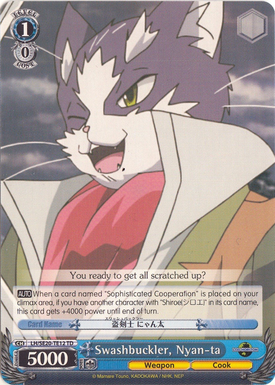 Swashbuckler, Nyan-ta (LH/SE20-TE12 TD) - LOG HORIZON
