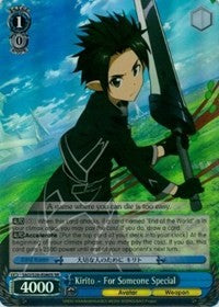 Kirito - For Someone Special (SR) (SAO/S20-E080S SR) - Sword Art Online