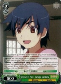 Monkey's Paw? Suruga Kanbaru (BM/S15-E033 U) - BAKEMONOGATARI
