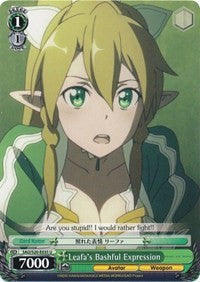 Leafa's Bashful Expression (SAO/S20-E035 U) - Sword Art Online
