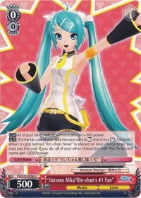 Hatsune Miku"Rin-chan's #1 Fan" (PD/S22-E058 U) - Hatsune Miku -Project DIVA- f