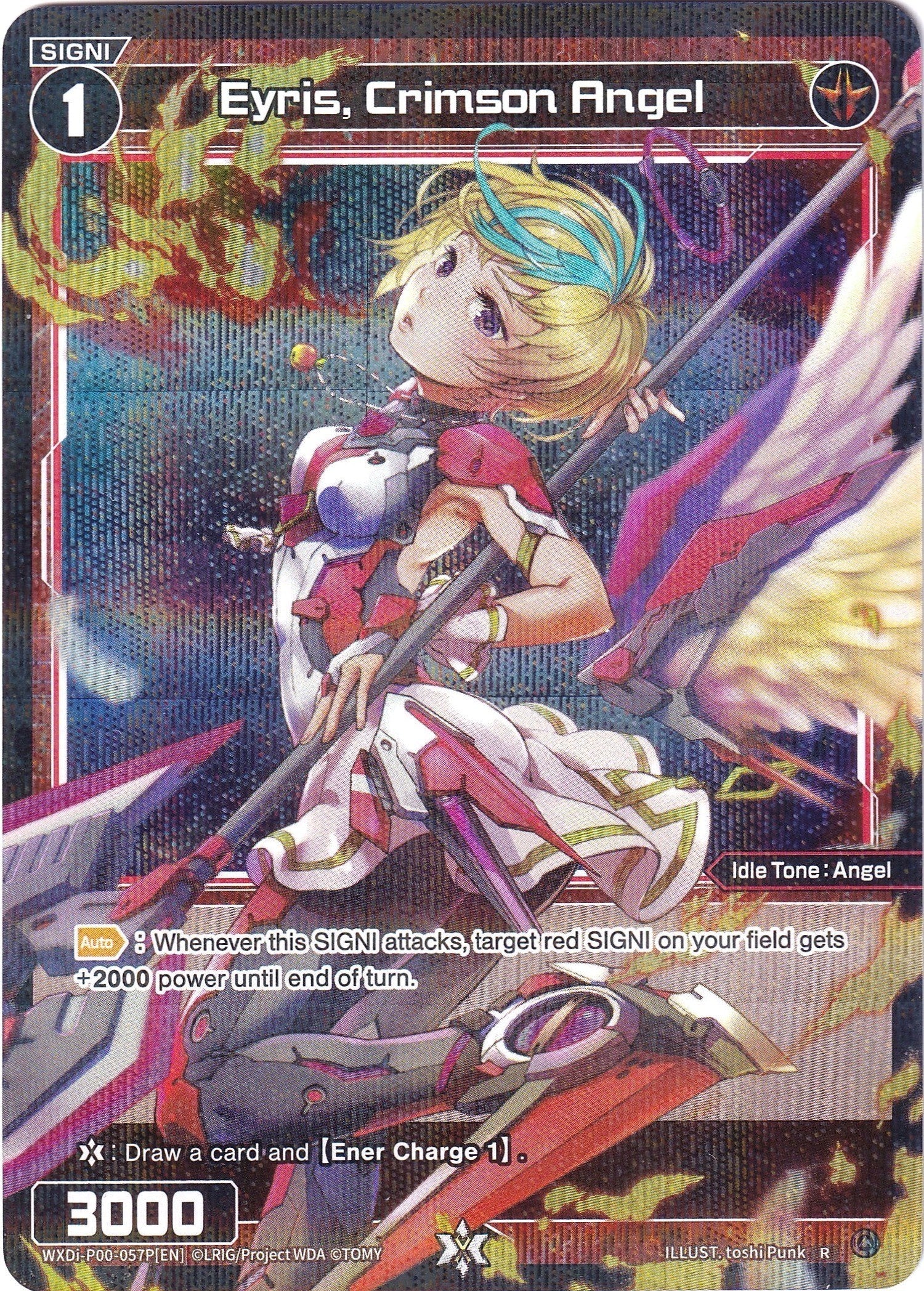 Eyris, Crimson Angel (Parallel Foil) (WXDi-P00-057P) [Interlude Diva]