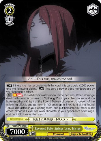 Reversed Fairy Strings User, Tristan (FGO/S87-E021 C) - Fate/Grand Order THE MOVIE Divine Realm of the Round Table: Camelot