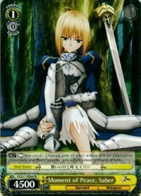 Moment of Peace, Saber (FZ/S17-PE04 PR) - Fate/Zero