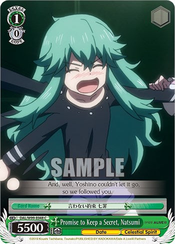 Promise to Keep a Secret, Natsumi (DAL/W99-E048 C) - Date A Live Vol.2
