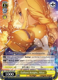 Gallant Knight, Alice (SAO/BSF2020-03 PR) - Bushiroad Event Cards