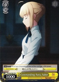 Commanding Aura, Saber (TD) (FS/S34-TE01 TD) - Fate/stay night [Unlimited Blade Works]