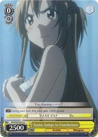Asuna Jumps to Conclusions (SAO/S20-E015 C) - Sword Art Online
