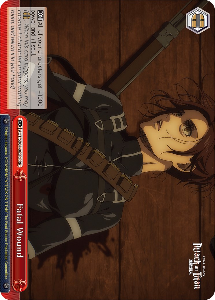 Fatal Wound (RRR) (AOT/SX04-065R RRR) - Attack On Titan: Final Season