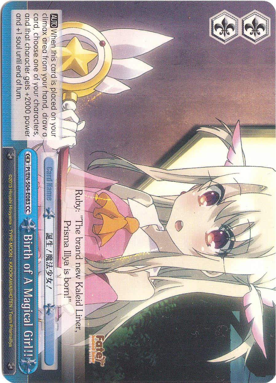 Birth of A Magical Girl!! (PI/EN-S04-E083 CC) - Fate/kaleid liner PRISMA ILLYA DX