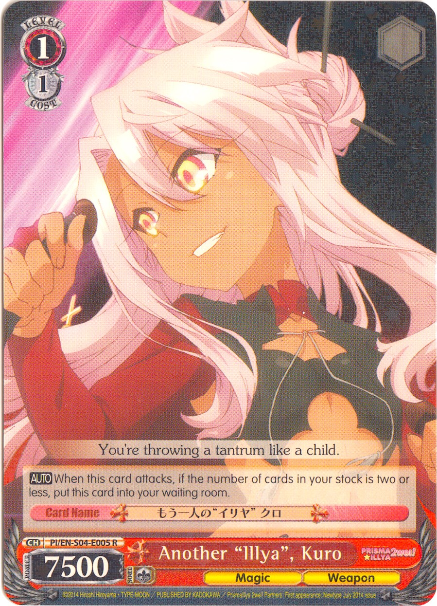 Another "Illya", Kuro (PI/EN-S04-E005 R) - Fate/kaleid liner PRISMA ILLYA DX