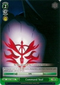 Command Seal (FZ/S17-E050 U) - Fate/Zero
