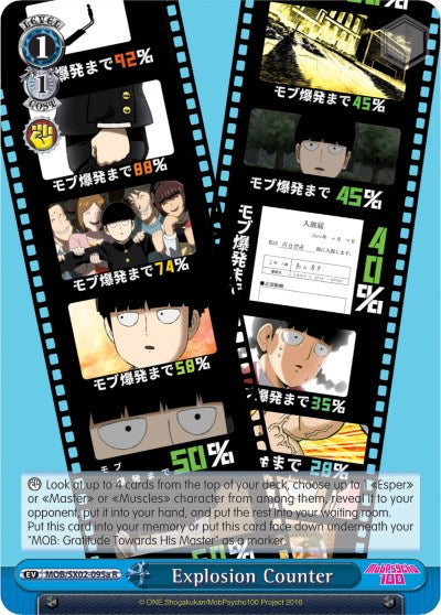 Explosion Counter (A) (MOB/SX02-095a R) - Mob Psycho 100