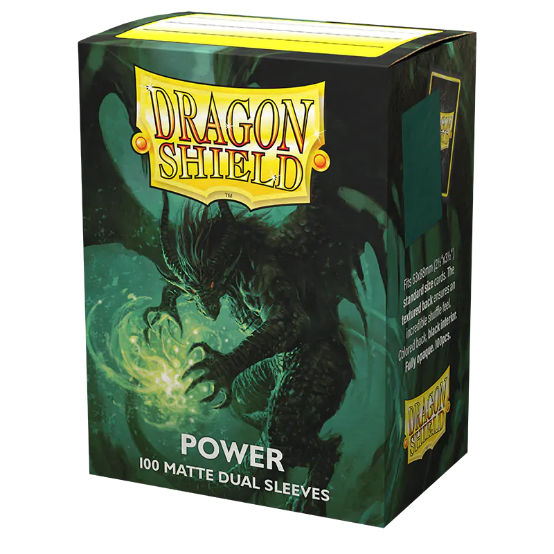 Dragon Shield: Standard 100ct Sleeves - Power (Matte)