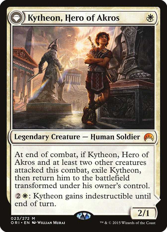 Kytheon, Hero of Akros // Gideon, Battle-Forged (ORI-023) - Magic Origins: (originpwdfc)