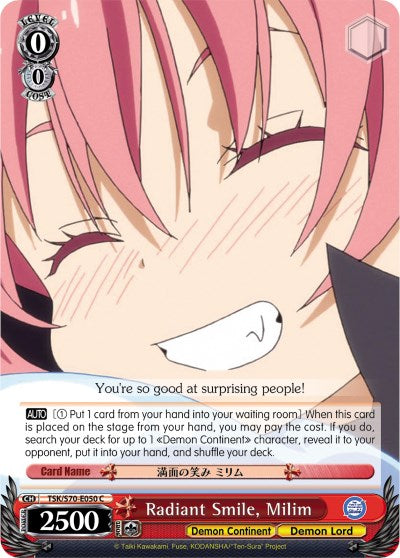 Radiant Smile, Milim (TSK/S70-E050 C) - That Time I Got Reincarnated as a Slime