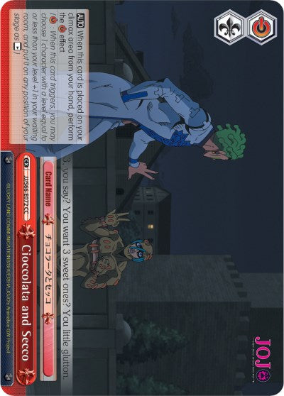 Cioccolata and Secco (JJ/S66-E072 CC) - JoJo's Bizarre Adventure: Golden Wind