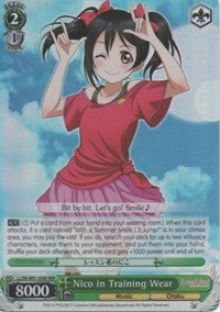 Nico in Training Wear (RRR) (LL/EN-W01-056R RRR) - Love Live! DX