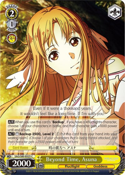 Beyond Time, Asuna (SAO/S80-E025 C) - Sword Art Online -Alicization- Vol.2