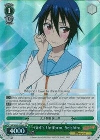 Girl's Uniform, Seishiro (SR) (NK/W30-E029S SR) - NISEKOI -False Love-