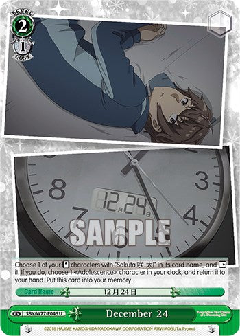 December 24 (SBY/W77-E046 U) - Rascal Does Not Dream of a Dreaming Girl
