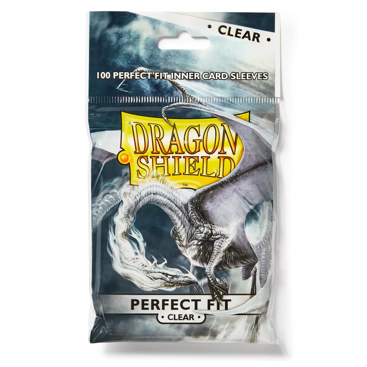 Dragon Shield: Standard Size 100ct Inner Sleeves - Perfect Fit (Clear)