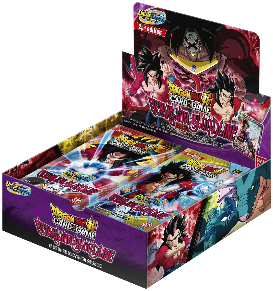Unison Warrior Series: Vermilion Bloodline (2nd Edition) [DBS-B11] - Booster Case