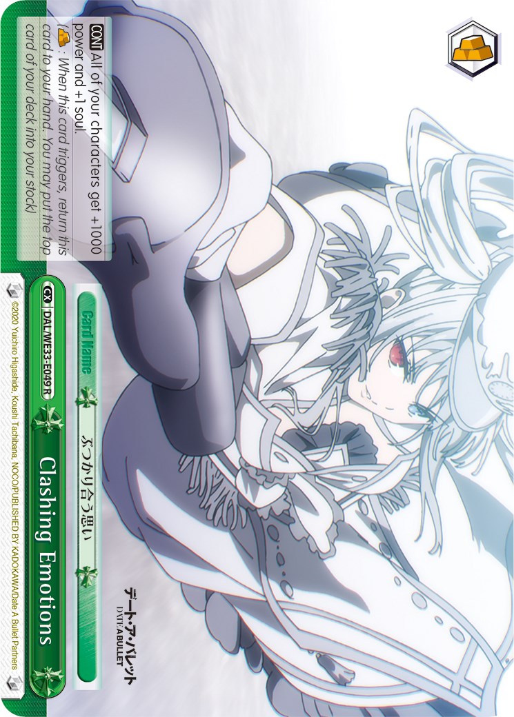 Clashing Emotions (Parallel Foil) (DAL/WE33-E049 R) - Date A Bullet