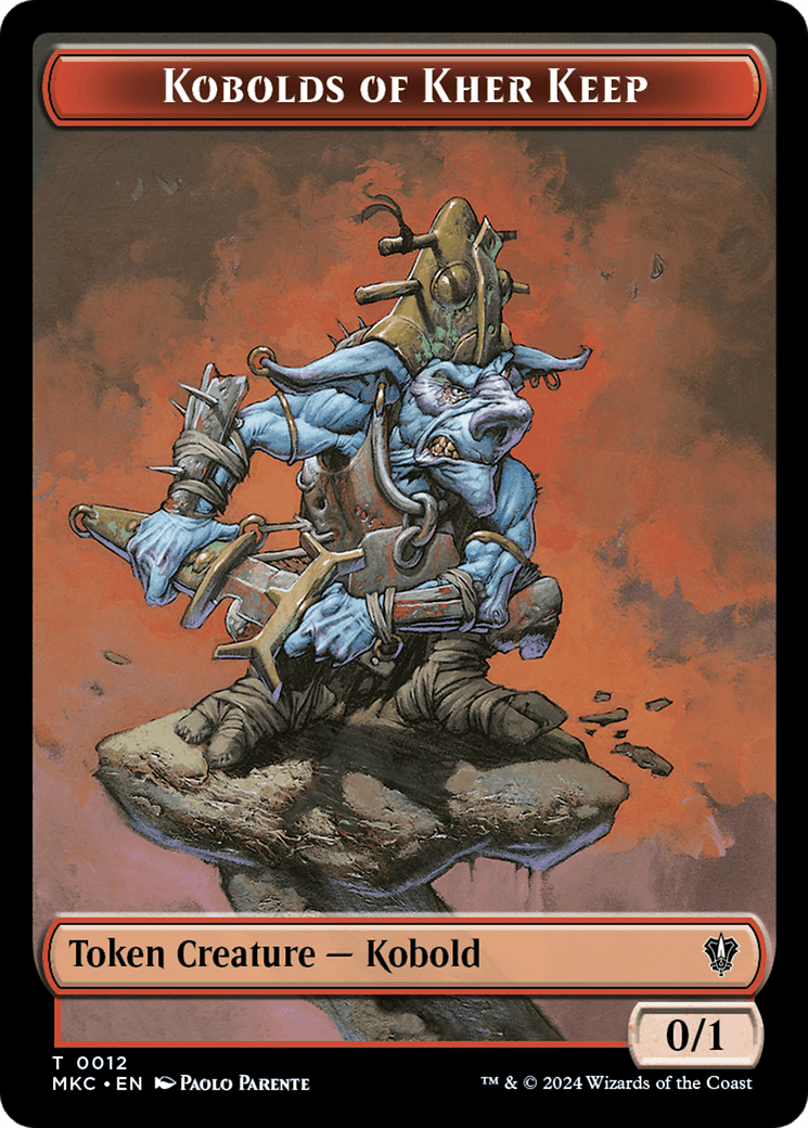 Gold // Kobolds of Kher Keep Double-Sided Token [Murders at Karlov Manor Commander Tokens] - Josh's Cards