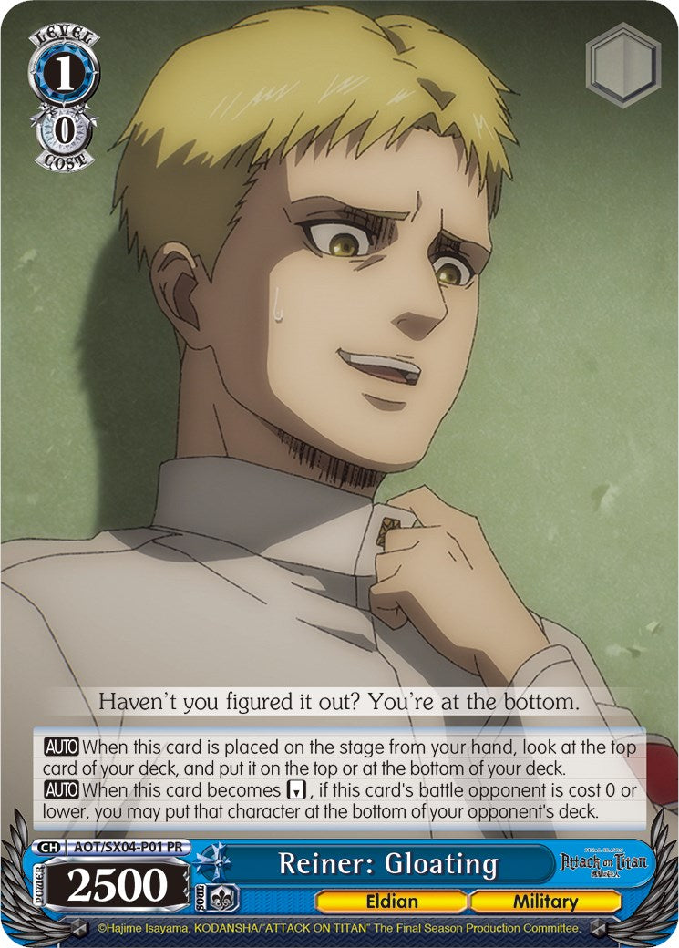 Reiner: Gloating (AOT/SX04-P01 PR) - Attack On Titan: Final Season