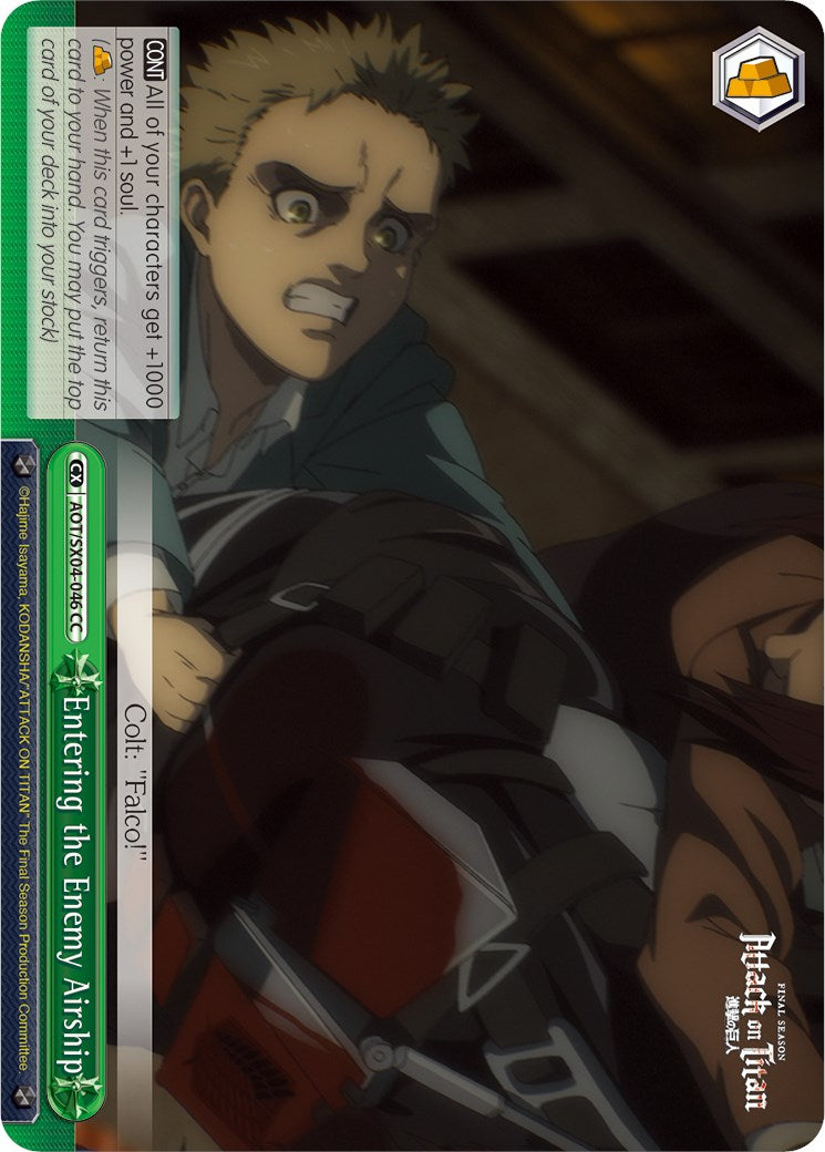 Entering the Enemy Airship (AOT/SX04-046 CC) - Attack On Titan: Final Season