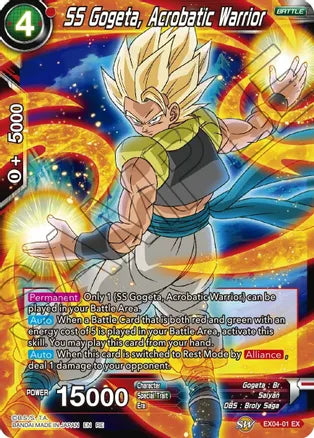 SS Gogeta, Acrobatic Warrior (EX04-01) [Mythic Booster]