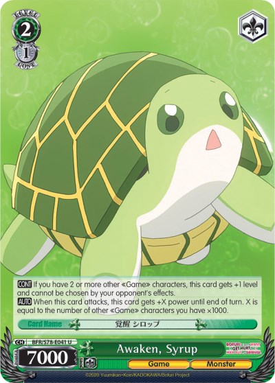 Awaken, Syrup (BFR/S78-E041 U) - BOFURI: I Don't Want to Get Hurt, so I'll Max Out My Defense