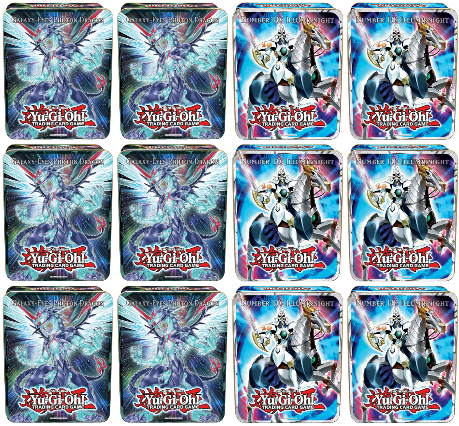 Collectible Tin Display (Galaxy-Eyes Photon Dragon/Number 10: Illumiknight)
