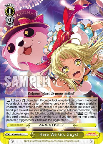 Here We Go, Guys! (BD/W95-E025 U) - BanG Dream! Girls Band Party! 5th Anniversary
