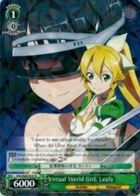 Virtual World Girl, Leafa (SAO/S26-E025 R) - Sword Art Online Vol.2