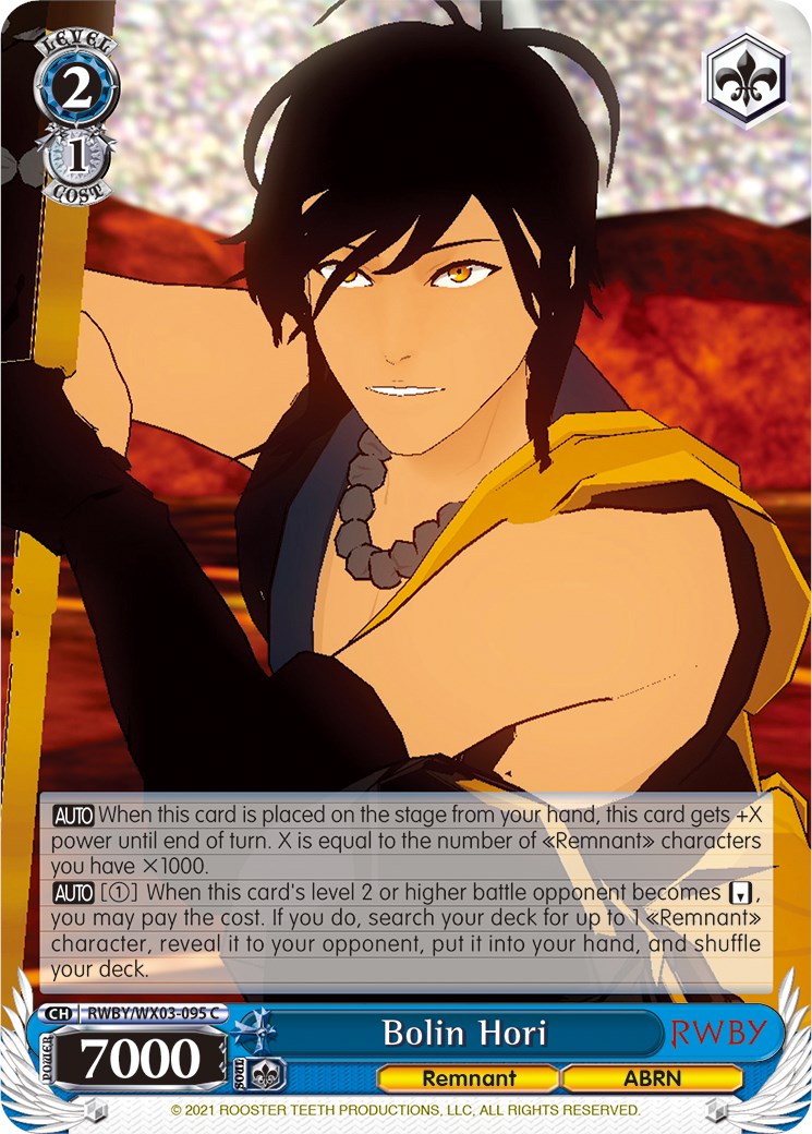 Bolin Hori (RWBY/WX03-095 C) - RWBY