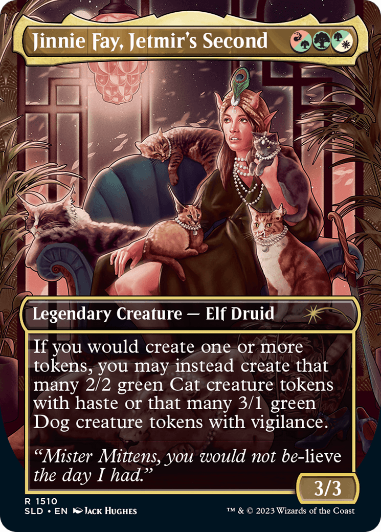 Jinnie Fay, Jetmir's Second // Jinnie Fay, Jetmir's Second [Secret Lair Commander Deck: Raining Cats and Dogs] - Josh's Cards