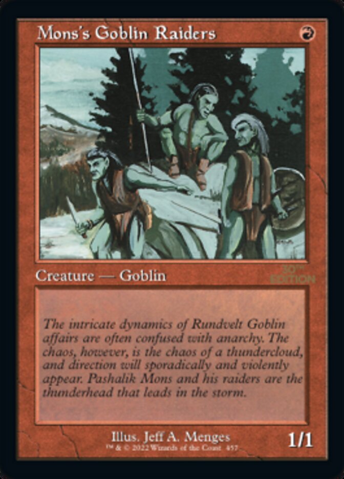 Mons's Goblin Raiders (30A-457) - 30th Anniversary Edition