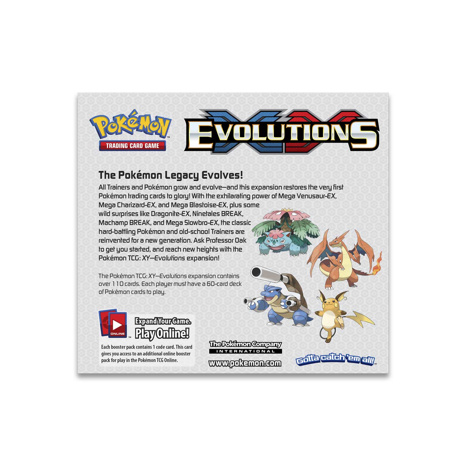 XY: Evolutions - Booster Box Case