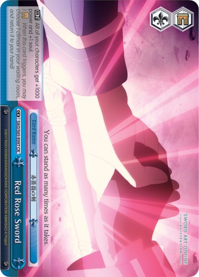 Red Rose Sword (SAO/S65-E097 CR) - Sword Art Online -Alicization-