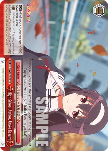 High School Author, Utako Kasumi (SHS/W56-TE20 TD) - Saekano: How to Raise a Boring Girlfriend