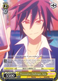 Provocative Challenger, Sora (NGL/S58-TE06 TD) - No Game No Life