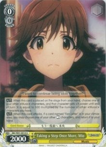 Taking a Step Once More, Mio (IMC/W41-E014 U) - The iDOLM@STER Cinderella Girls