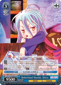 Rebirthed World, Shiro (SR) (NGL/S58-E086S SR) - No Game No Life