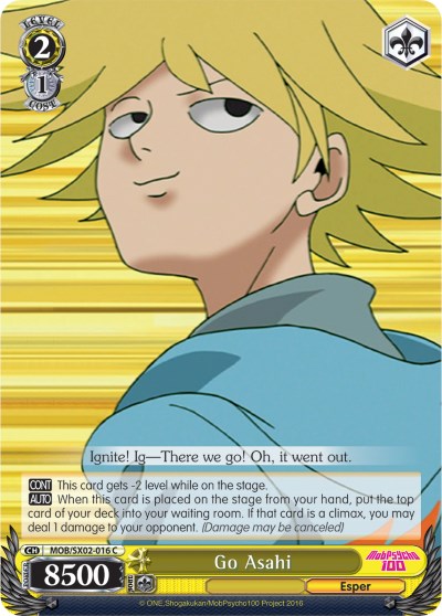 Go Asahi (MOB/SX02-016 C) - Mob Psycho 100