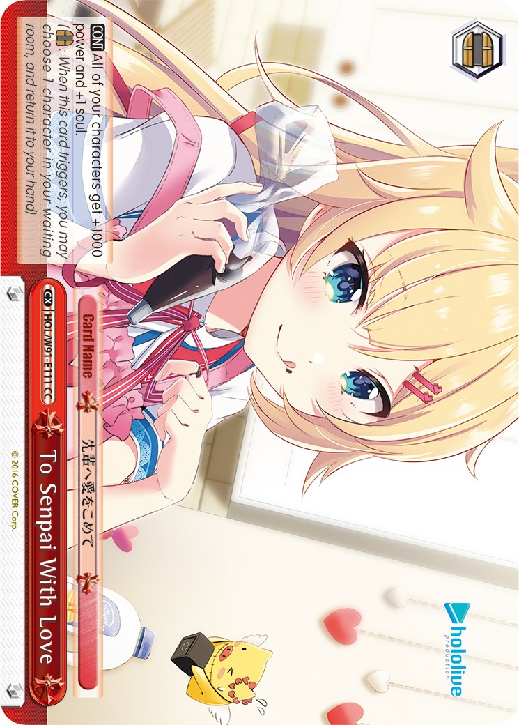 To Senpai With Love (HOL/W91-E111 CC) - hololive production