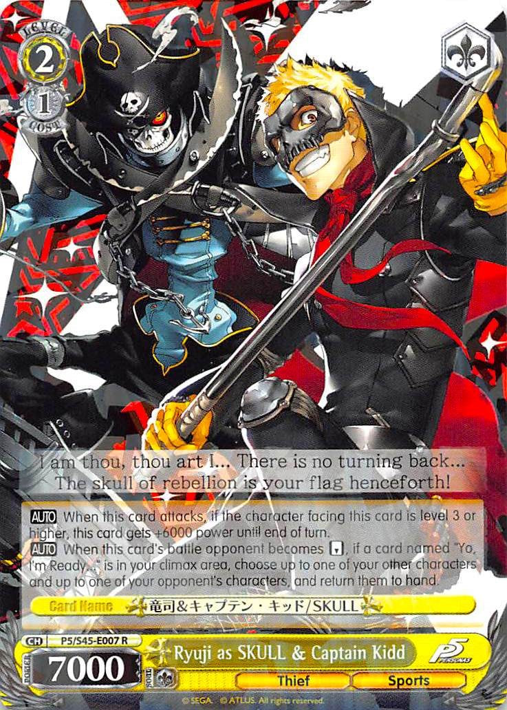 Ryuji as SKULL & Captain Kidd (P5/S45-E007 R) - Persona 5