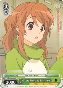 Mikuru Working Part-time (SY/WE09-E09) - The Melancholy of Haruhi Suzumiya Extra Booster