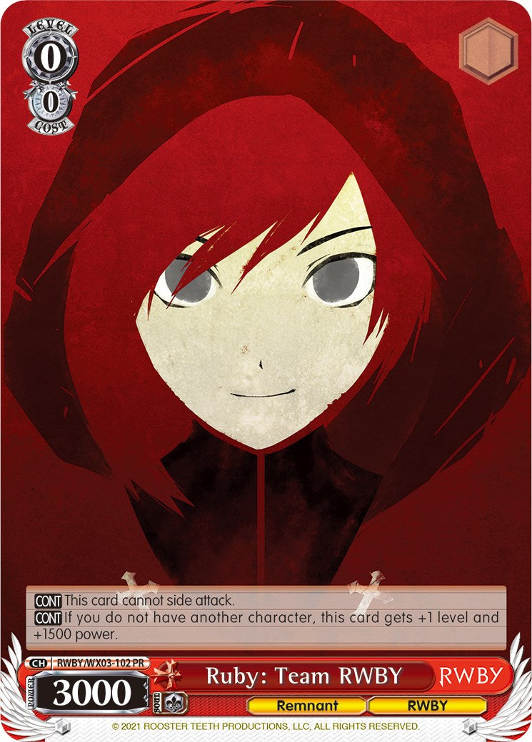 Ruby: Team RWBY (RWBY/WX03-102 PR) - RWBY